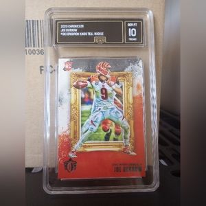 Joe Burrow Rookie Gridiron Kings Teal Parallel GMA10 Cincinnati Bengals LSU